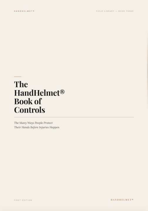 The HandHelmet® Book of Controls cover